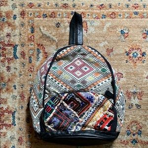 Urban Outfitters Ecote Embroidered Mirror Backpack